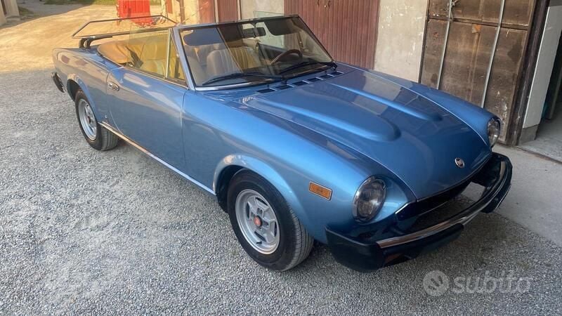 Usata Fiat 124 Spider 1980 Blu Cabrio