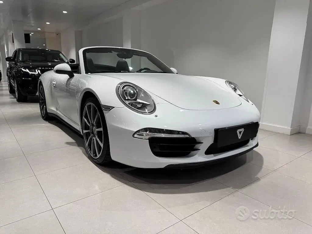 Usata Porsche 911 Carrera 4S Cabriolet 400 CV (294 kW) 2014 Bianco Cabrio