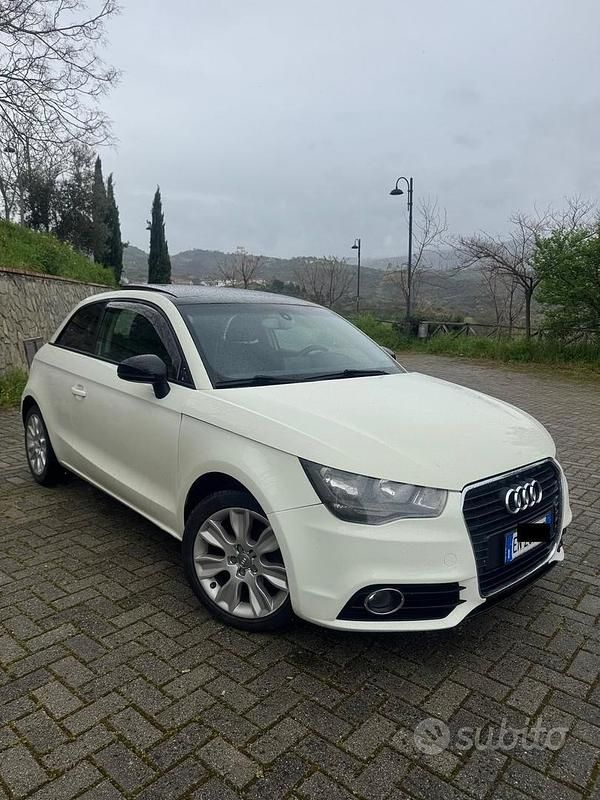 Usata Audi A1 90 CV (66 kW) 2012 Bianco Utilitaria