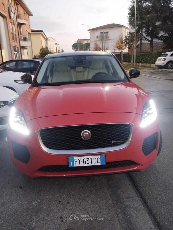 Rosso Usata 2019 Jaguar E-Pace R-Dynamic SUV | 20.900 € (Super prezzo) - Immagine 1/4