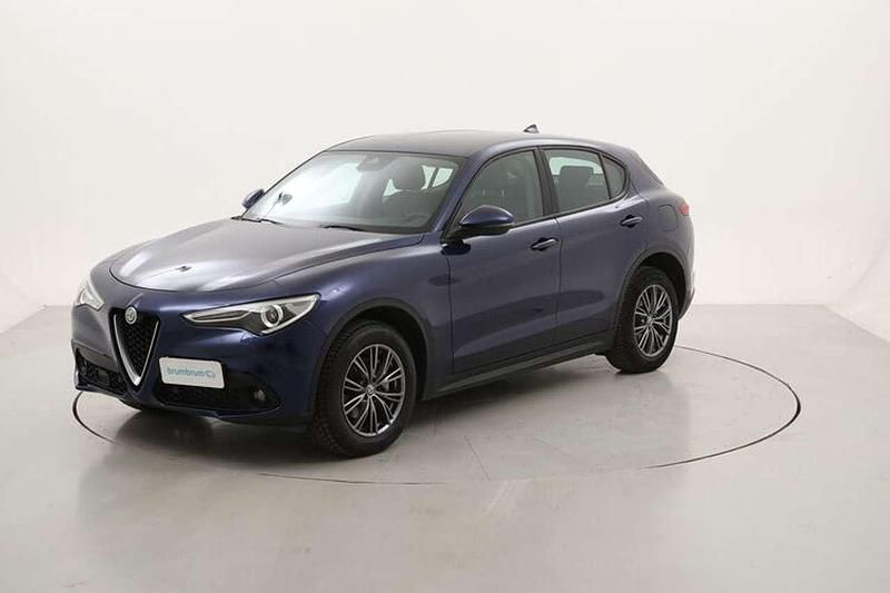 Blu Usata 2018 Alfa Romeo Stelvio Super SUV | 20.590 € (Super prezzo) - Immagine 1/4
