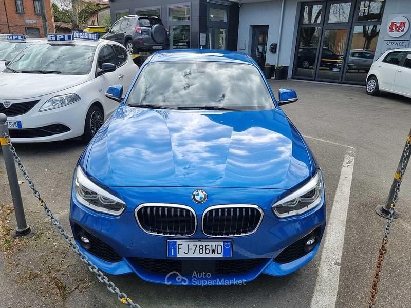 Usata BMW 116 M Sport 116 CV (85 kW) 2017 Blu Utilitaria