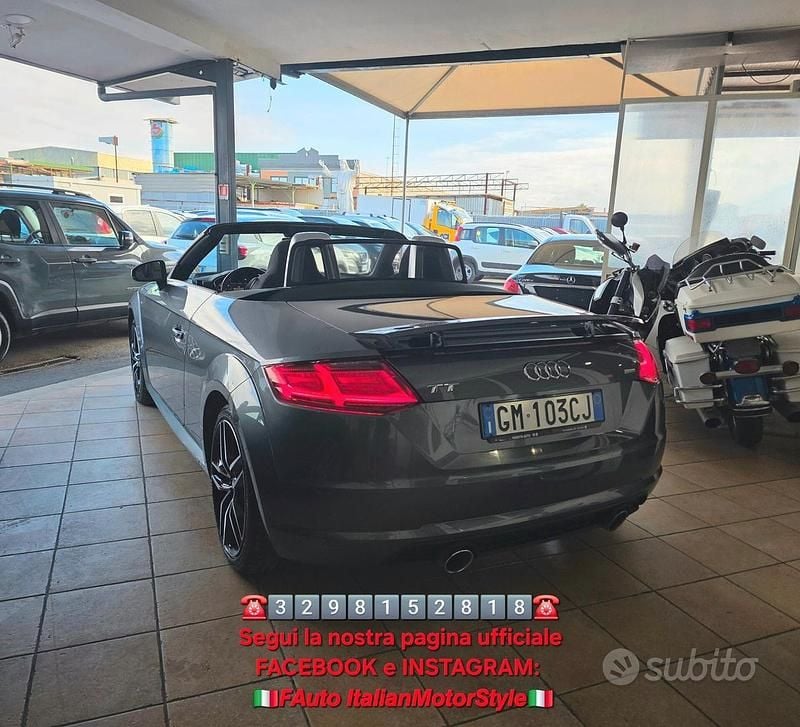 Usata Audi TT Roadster Design 184 CV (135 kW) 2017 Grigio Cabrio