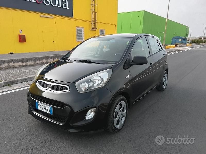 Usata Kia Picanto 2012 Nero Utilitaria