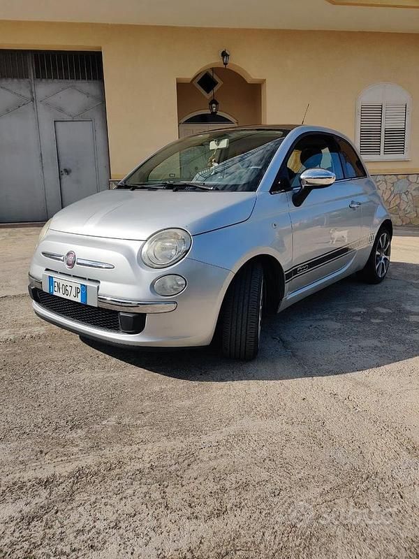 Usata Fiat 500 75 CV (55 kW) 2012 Grigio Utilitaria