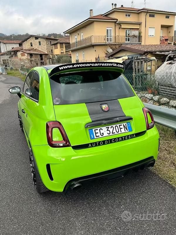 Usata Abarth 500 180 CV (132 kW) 2011 Verde Berlina