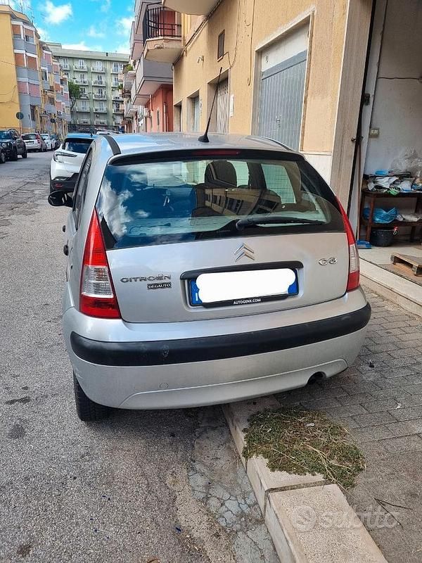 Usata Citroën C3 Exclusive 60 CV (44 kW) 2009 Argento Utilitaria
