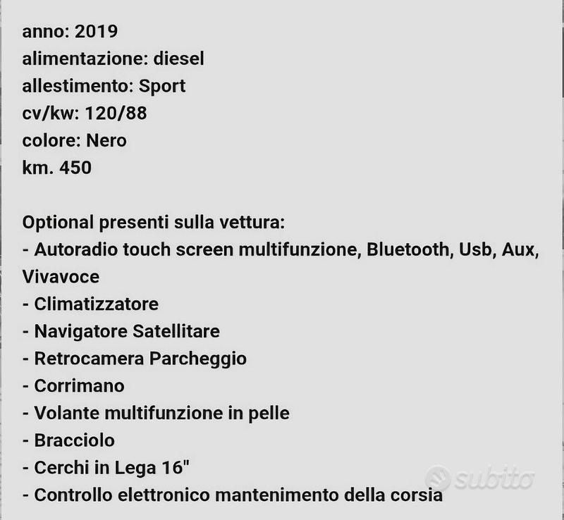 Usata Jeep Renegade 120 CV (88 kW) 2019 SUV