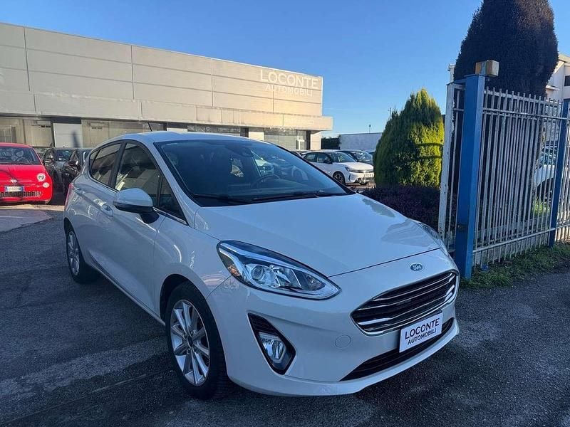 Bianco Usata 2019 Ford Fiesta Titanium Utilitaria | 6990 € (Super prezzo) - Immagine 1/3
