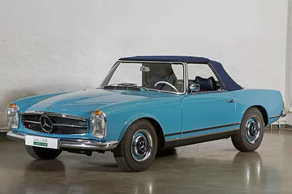 Usata Mercedes 230 150 CV (110 kW) 1965 Blu Cabrio