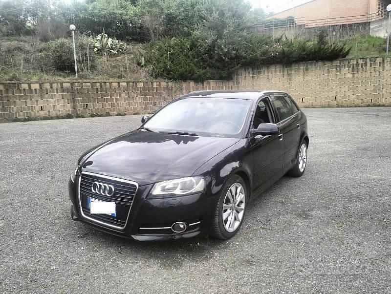 Usata Audi A3 Ambition 140 CV (102 kW) 2011 Nero Utilitaria