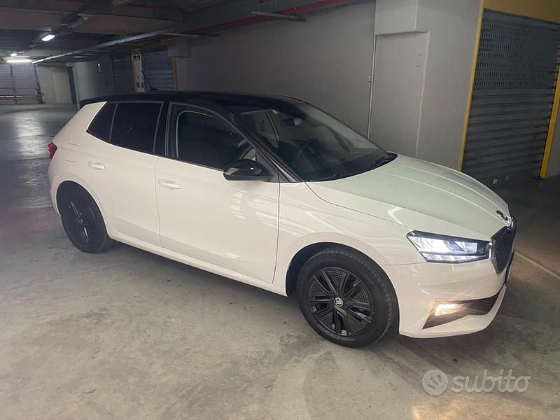 Usata Skoda Fabia Style 95 CV (69 kW) 2021 Bianco Utilitaria