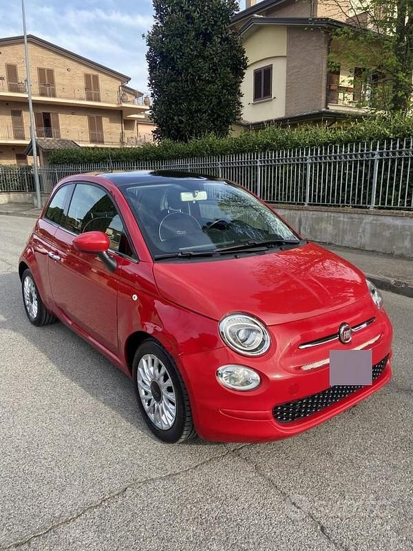 Usata Fiat 500 Pop 69 CV (50 kW) 2018 Rosso Utilitaria