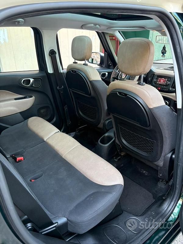 Usata Fiat 500L 105 CV (77 kW) 2014 Verde Monovolume