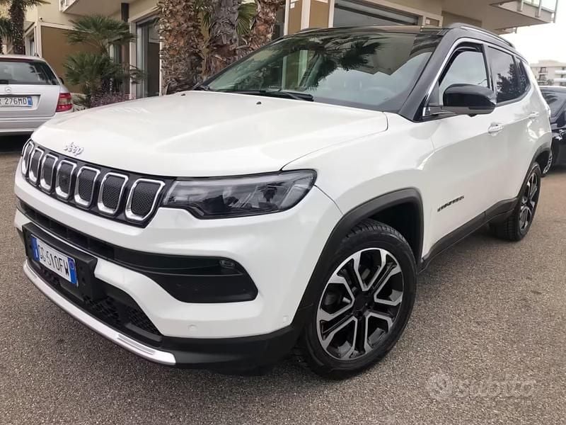 Usata Jeep Compass 130 CV (95 kW) 2021 Bianco SUV
