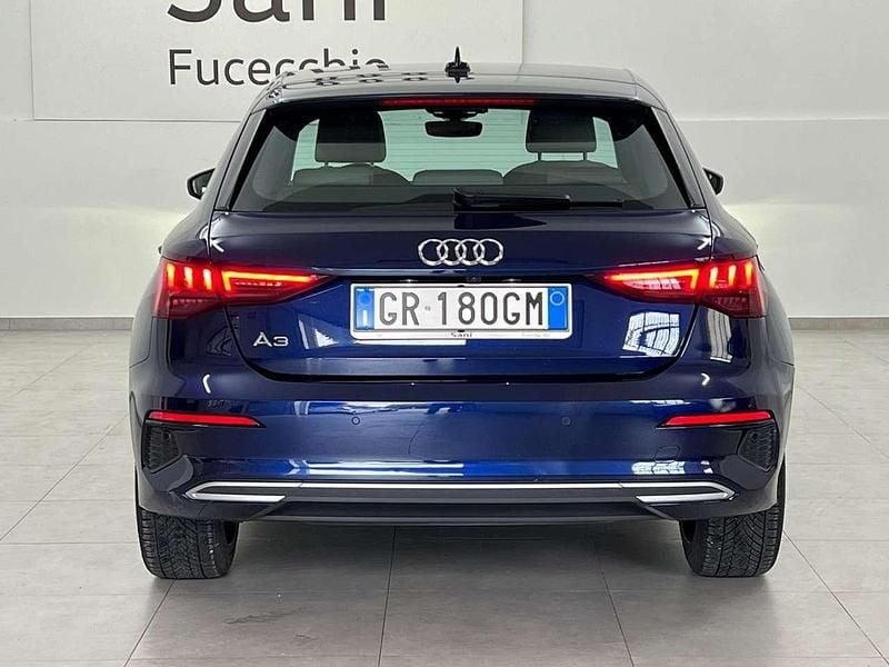 Usata Audi A3 Advanced 116 CV (85 kW) 2024 Blu Berlina