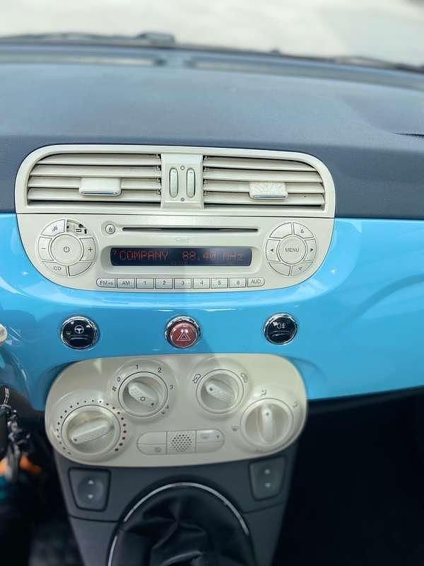 Usata Fiat 500 Lounge 69 CV (50 kW) 2012 Blu/azzurro Utilitaria