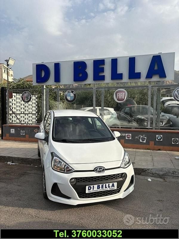 Usata Hyundai i10 66 CV (48 kW) 2020 Nero Utilitaria