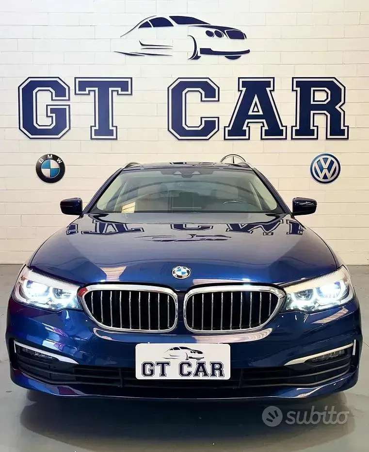 Usata BMW 520 Luxury Line 190 CV (139 kW) 2019 Blu Station wagon
