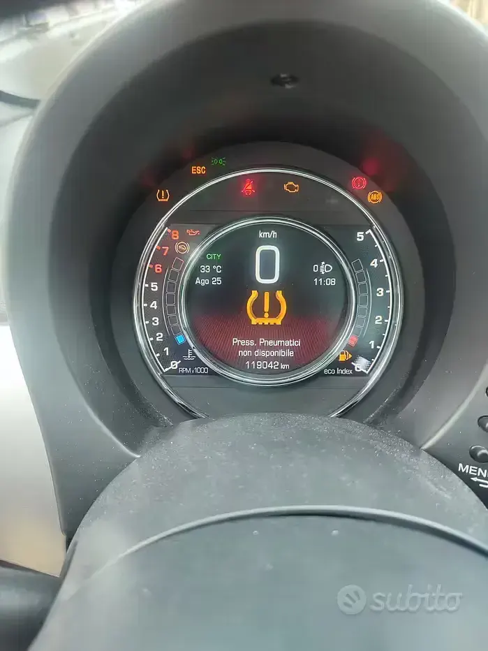 Usata Fiat 500 69 CV (50 kW) 2016 Bianco Berlina