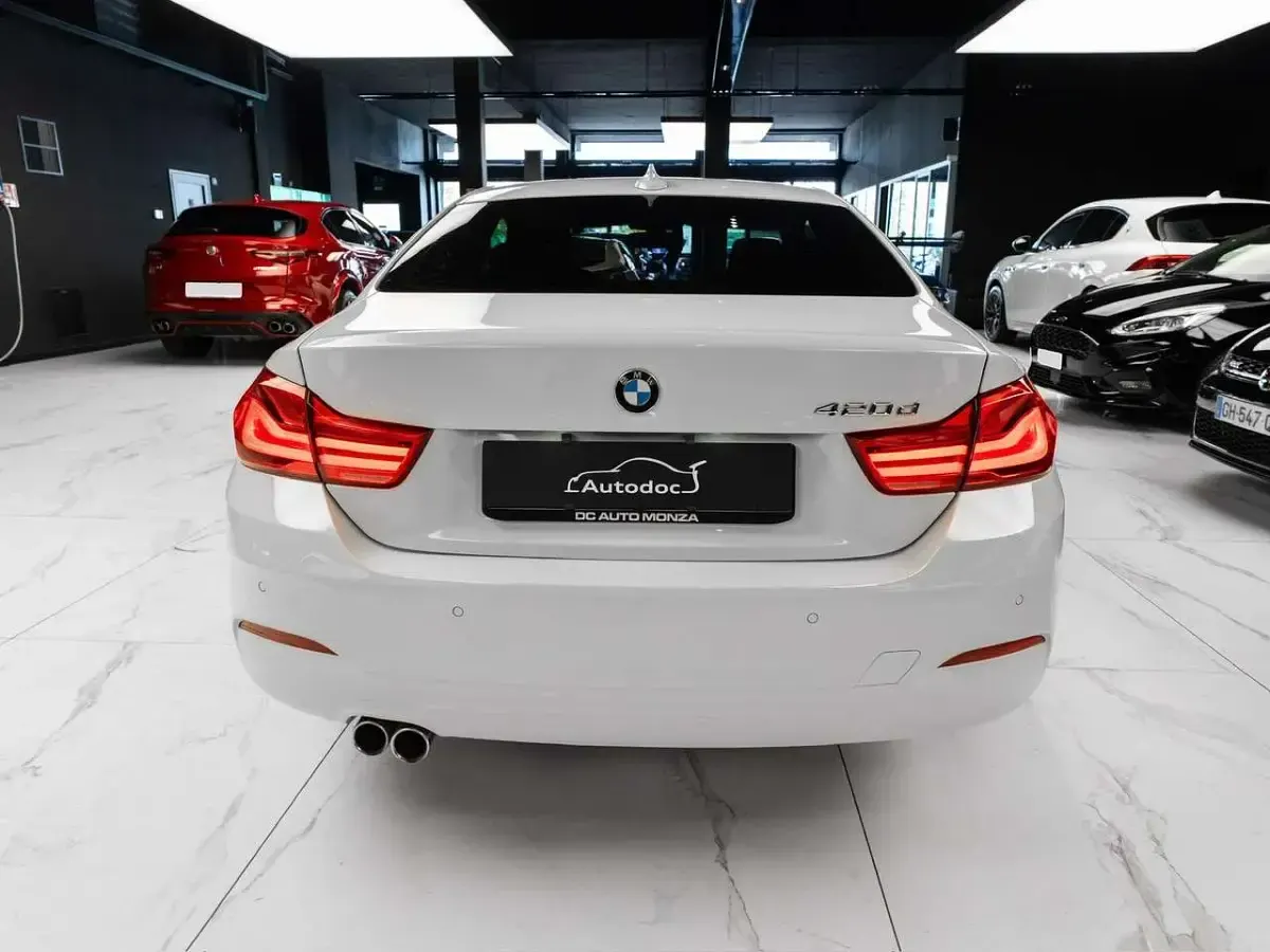 Usata BMW 420 Sport Line 190 CV (139 kW) 2017 Bianco Coupé
