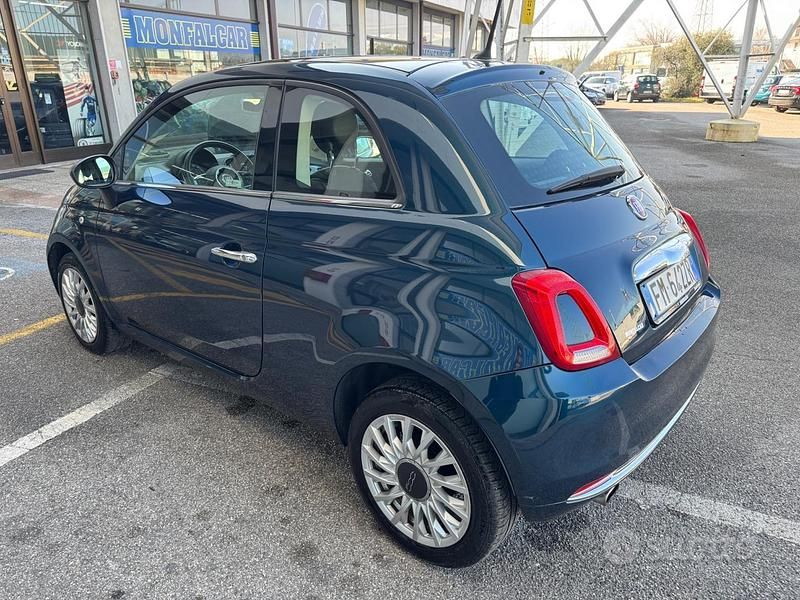 Usata Fiat 500 Lounge 70 CV (51 kW) 2018 Blu Berlina