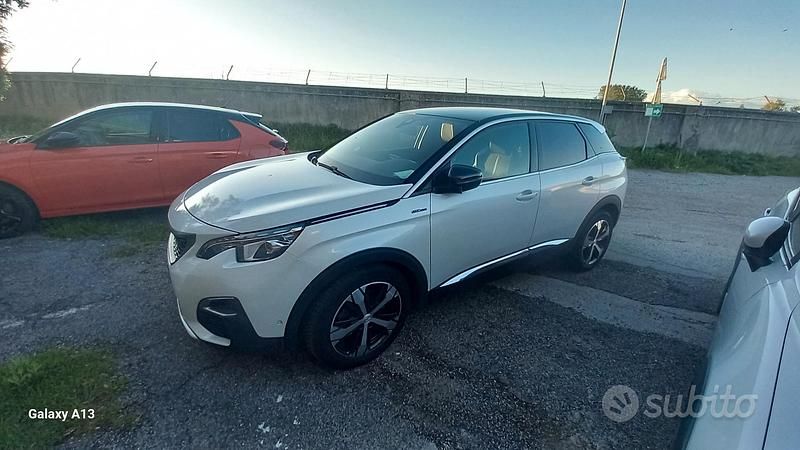 Usata Peugeot 3008 GT-line 131 CV (96 kW) 2018 Bianco SUV