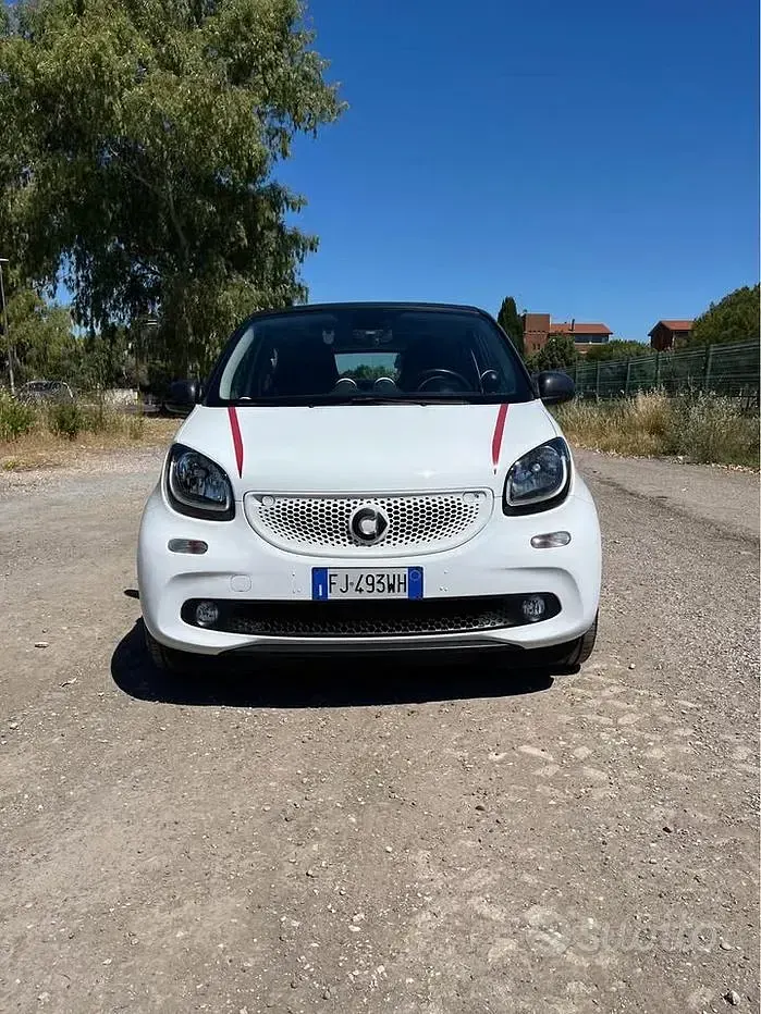 Usata Smart ForFour Prime 71 CV (52 kW) 2017 Bianco Utilitaria