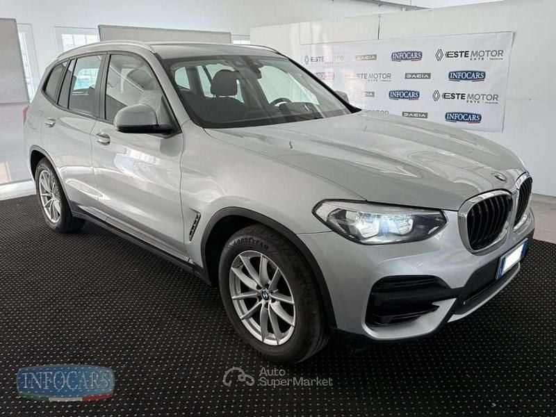 Usata BMW X3 Advantage 190 CV (139 kW) 2021 Argento metallizzato SUV