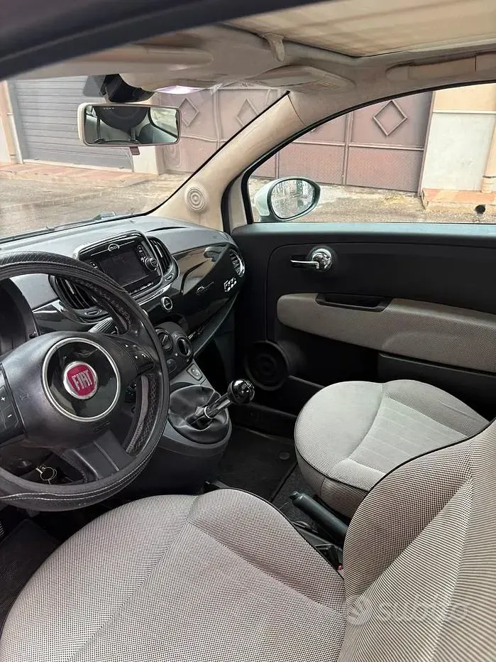 Usata Fiat 500 95 CV (69 kW) 2011 Bianco Berlina