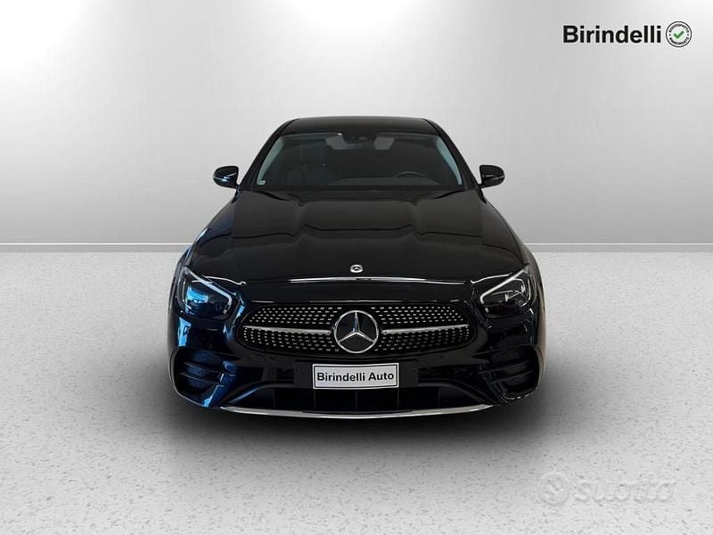 Usata Mercedes E220 Premium Plus 194 CV (142 kW) 2021 Nero Berlina