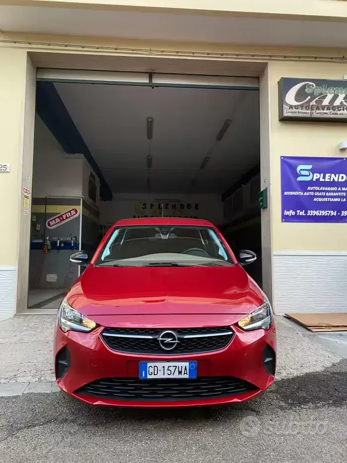 Usata Opel Corsa Elegance 75 CV (55 kW) 2021 Rosso Utilitaria