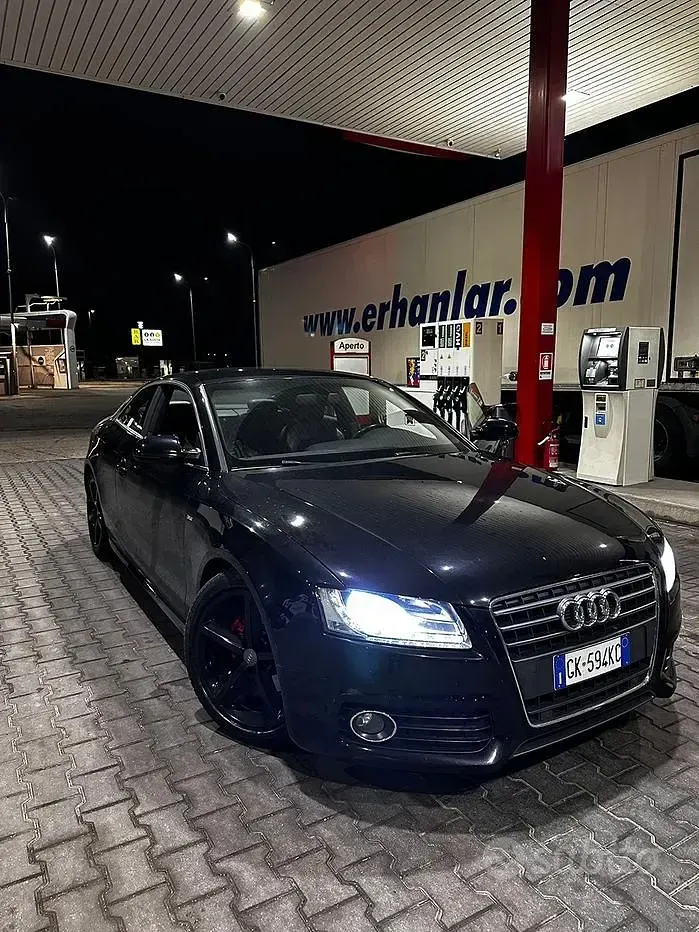 Usata Audi A5 S-Line 177 CV (130 kW) 2008 Nero Coupé