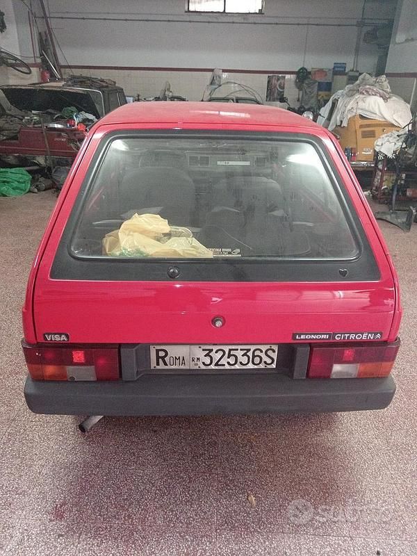 Usata Citroën Visa 34 CV (25 kW) 1987 Rosso Utilitaria