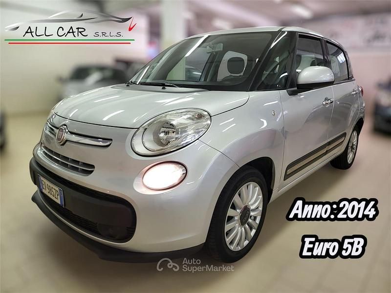 Usata Fiat 500L Easy 85 CV (62 kW) 2014 Argento Monovolume