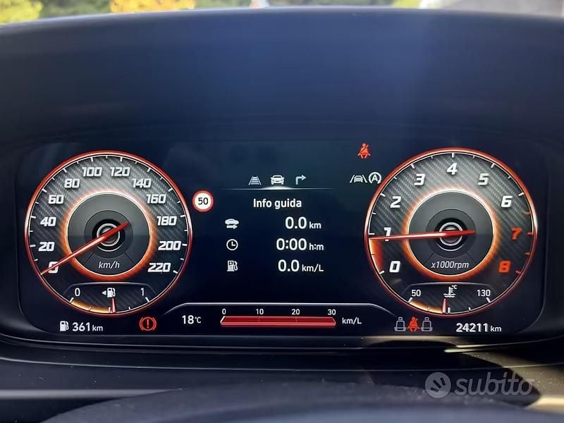 Usata Hyundai i20 N Line 101 CV (74 kW) 2024 Bianco Utilitaria