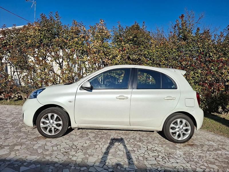 Usata Nissan Micra Acenta 80 CV (58 kW) 2016 Bianco Berlina