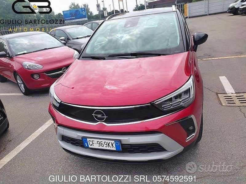 Usata Opel Crossland X 110 CV (80 kW) 2021 Rosso SUV
