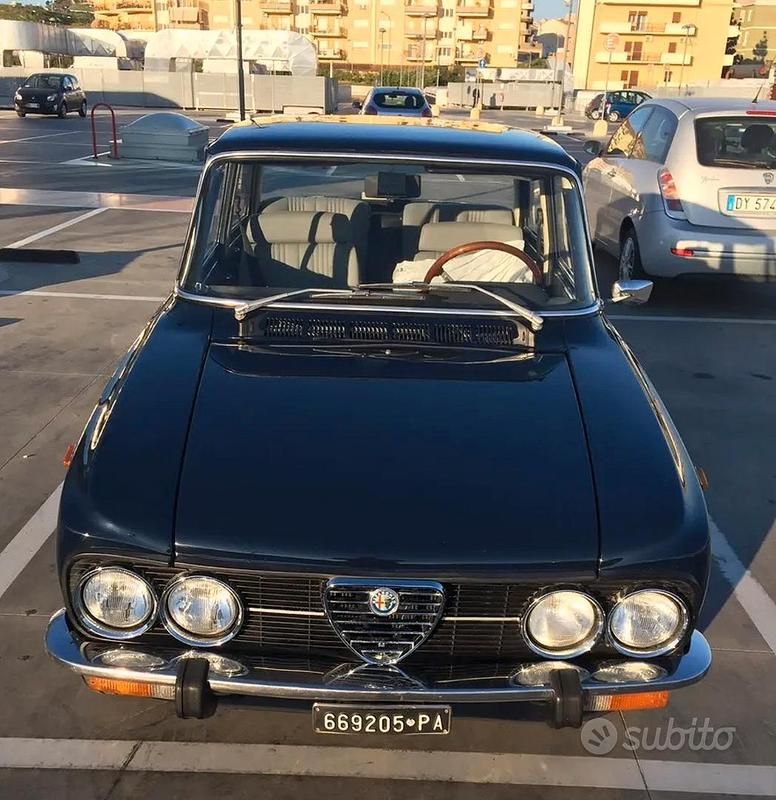 Usata Alfa Romeo Giulia Super 1970 Blu Berlina