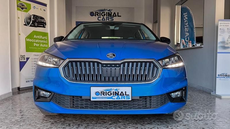 Usata Skoda Fabia Monte Carlo 95 CV (69 kW) 2022 Blu Utilitaria