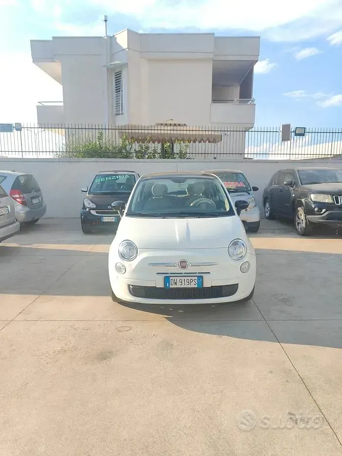 Usata Fiat 500 Lounge 69 CV (50 kW) 2009 Cabrio