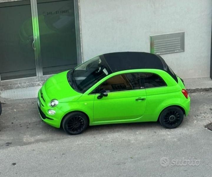 Usata Fiat 500C 2017 Verde Cabrio