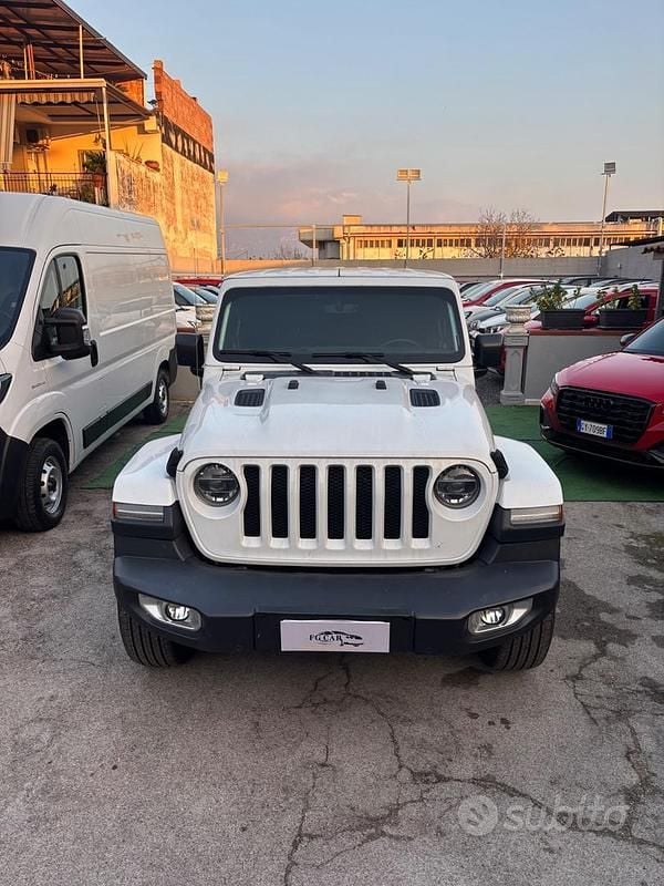 Usata Jeep Wrangler Unlimited Sahara 200 CV (147 kW) 2018 Bianco SUV