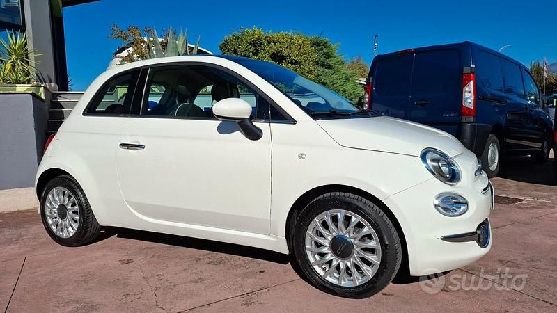 Usata Fiat 500 Lounge 85 CV (62 kW) 2018 Bianco Berlina