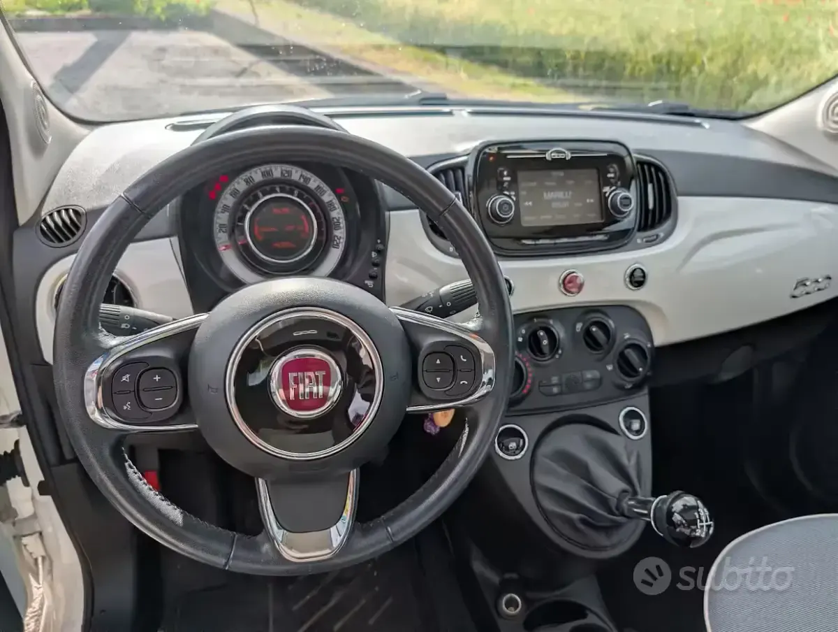 Usata Fiat 500 Lounge 69 CV (50 kW) 2019 Bianco Berlina