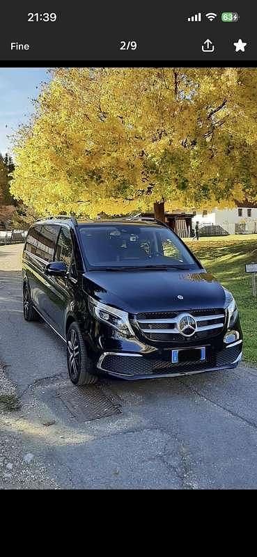 Usata Mercedes V300 239 CV (175 kW) 2021 Nero Monovolume