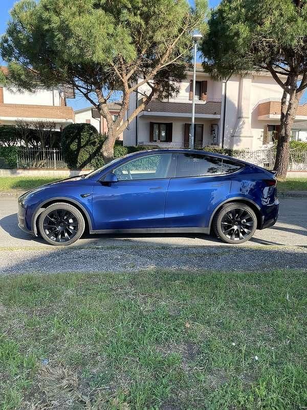 Usata Tesla Model Y Long Range AWD 152 kW (208 CV) 2022 Blu SUV