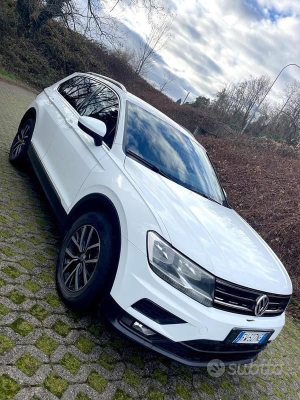 Usata VW Tiguan 150 CV (110 kW) 2019 Bianco SUV