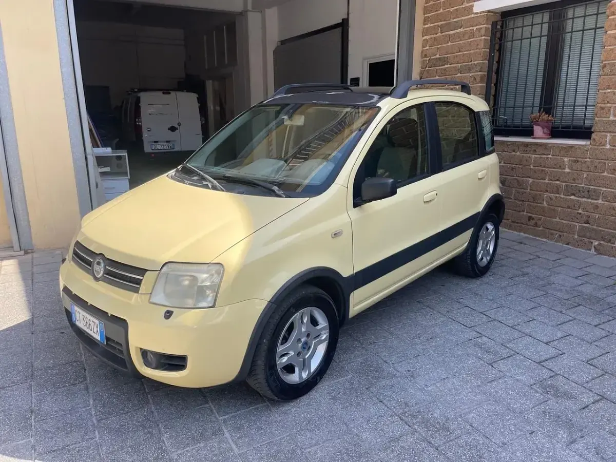 Usata Fiat Panda 4x4 Climbing 69 CV (50 kW) 2005 Giallo Utilitaria