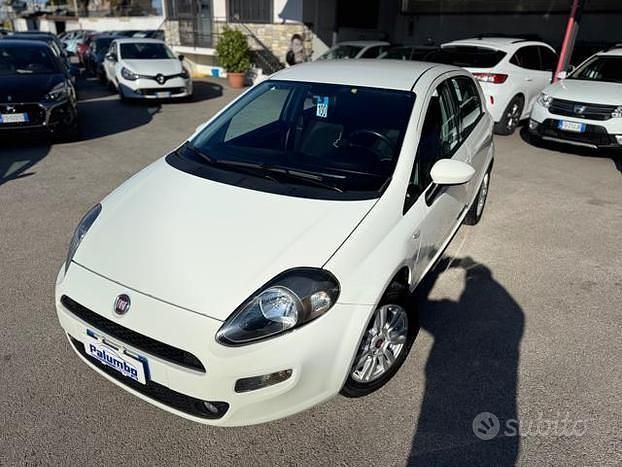 Usata Fiat Punto Lounge 75 CV (55 kW) 2014 Bianco Utilitaria